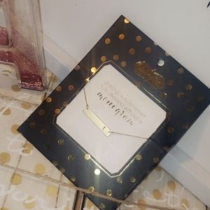 Mudpie letter necklace